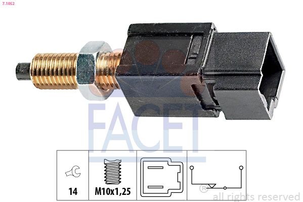 FACET Remlichtschakelaar 7.1052 7.1052 Remlichtschakelaar SUBARU XV FACET