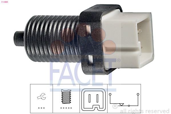 FACET Piduritulelüliti 7.1091 FACET 7.1091 Piduritule lüliti Citroen Xsara Picasso odav