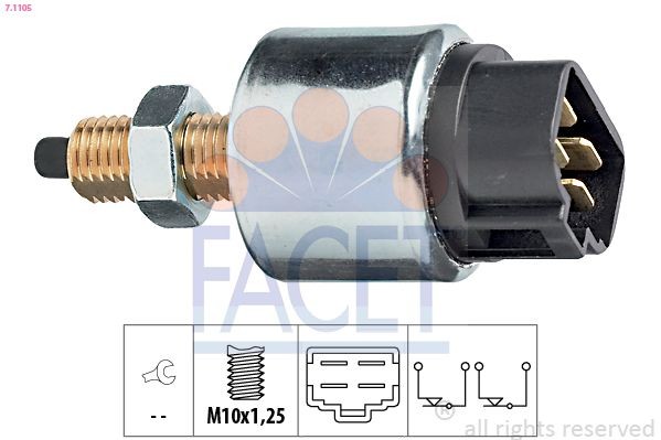 FACET Remlichtschakelaar 7.1105 FACET 7.1105 Remlichtschakelaar Suzuki Vitara mk1 prijs