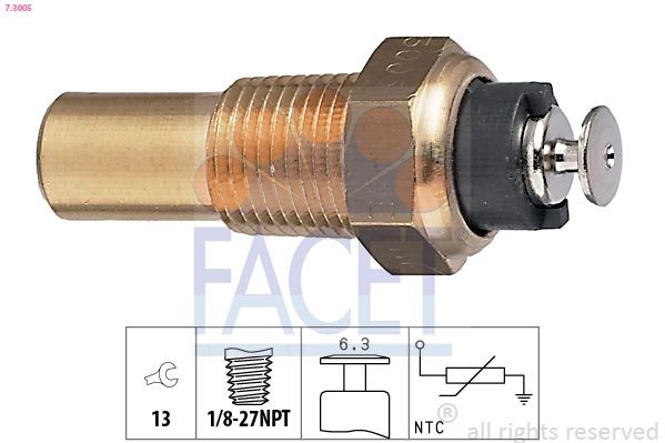 FACET Kühlmitteltemperatursensor 7.3005 7.3005 FACET CHRYSLER Kühlmitteltemperatursensor
