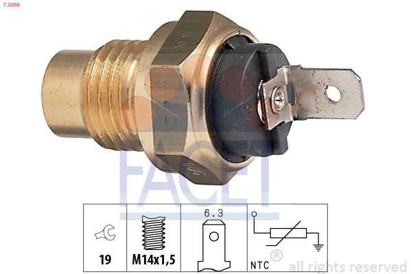 FACET Sensore temperatura olio 7.3096 FACET 7.3096 Sensore temperatura olio motore Alfa Romeo Spider 105 originali prezzo