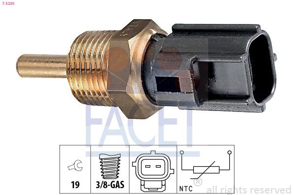 Kühlmitteltemperatursensor FACET 7.3230 FACET 7.3230 Temperatursensor MITSUBISHI OUTLANDER 2020 Kosten