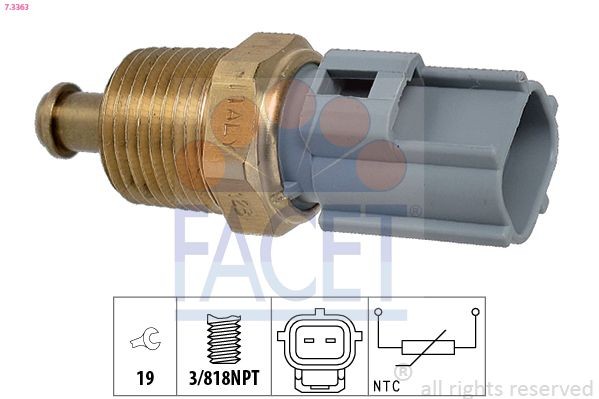 FACET Olietemperatur føler 7.3363 7.3363 Olietemperatur føler ALFA ROMEO BRERA FACET