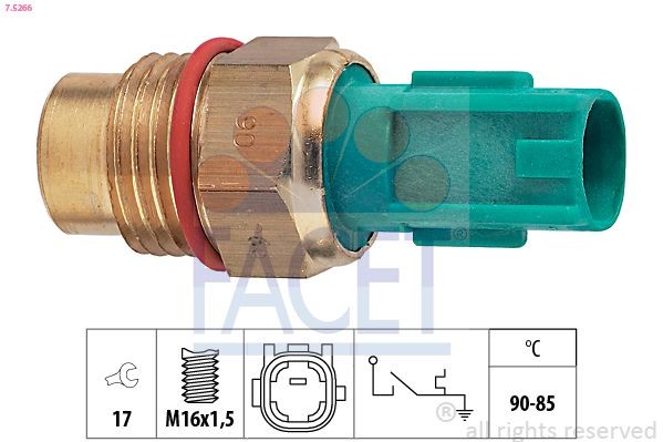 FACET Termocontatto ventola radiatore 7.5266 FACET 7.5266 Termointerruttore ventola Daihatsu Hijet S85 prezzo