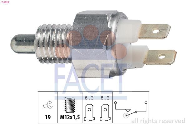 FACET Διακόπτης, φώτα όπισθεν 7.6029 FACET 7.6029 Διακόπτης φώτων όπισθεν Ford KUGA φθηνά