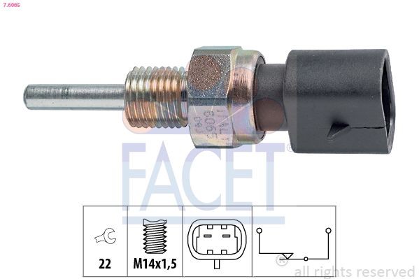 FACET Kontakt, baklygte 7.6065 Kontakt baklygte FACET PALIO 7.6065 billig
