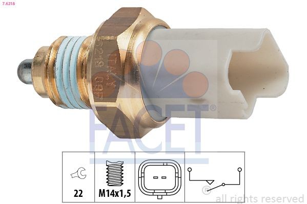FACET Interruptor, luz de marcha-atrás 7.6218 FACET 7.6218 Interruptor marcha atrás Toyota Land Cruiser 100 baratos