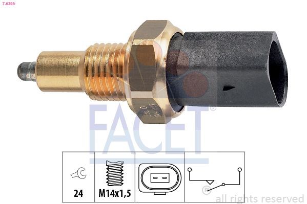 FACET Spínač cúvacích svetiel 7.6256 7.6256 Spínač cúvacích svetiel AUDI A4 FACET