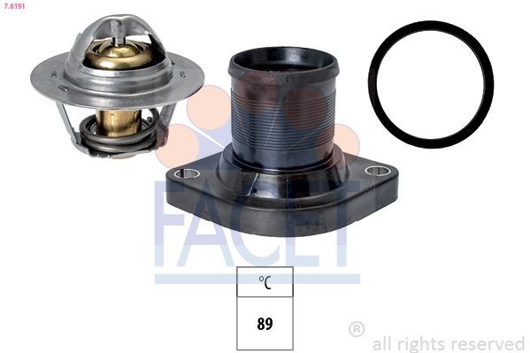 FACET Termostaat, Jahutusvedelik 7.8191 7.8191 Termostaat FACET FIAT 124