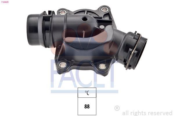 FACET Termostaat, Jahutusvedelik 7.8429 Termostaat FACET BMW X5 7.8429
