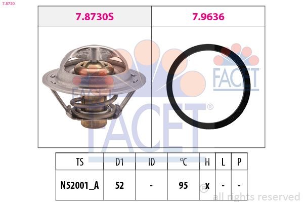 FACET Kühlwasserthermostat 7.8730 Kühlmittelregler FACET 21 7.8730 günstig