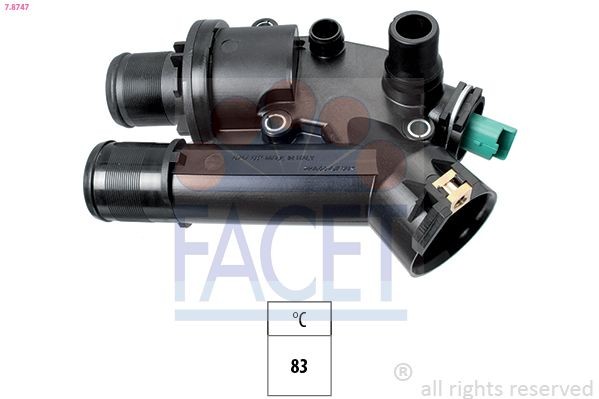 Termostat chladenia FACET 7.8747 FACET 7.8747: Termostat Peugeot 508 2019