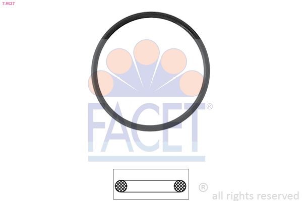 Φλάντζα, θερμοστάτης FACET 7.9527 FACET 7.9527: Φλάντζα θερμοστάτης Mercedes E-class 2022