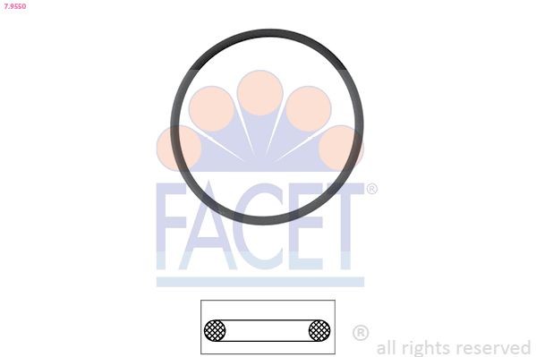 FACET Φλάντζα, θερμοστάτης 7.9550 FACET 7.9550 Φλάντζα θερμοστάτη Monterey Mini Passenger Van τιμες