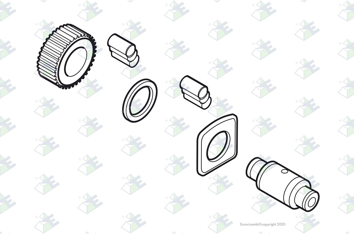Euroricambi Kit riparazione, Differenziale 56170076 56170076 Kit riparazione, differenziale Euroricambi Volkswagen TOUAREG costo