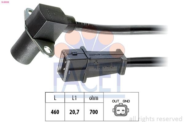 FACET Capteur PMH 9.0030 9.0030 Capteur pmh FACET BMW Série 5