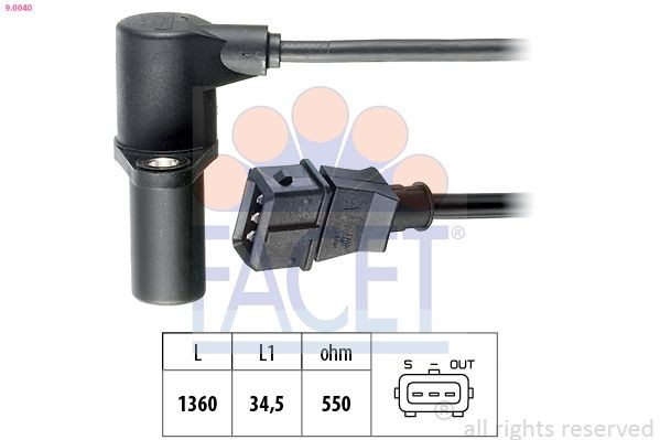 FACET Krukassensor 9.0040 Krukas-sensor FACET ASCONA 9.0040 goedkoop