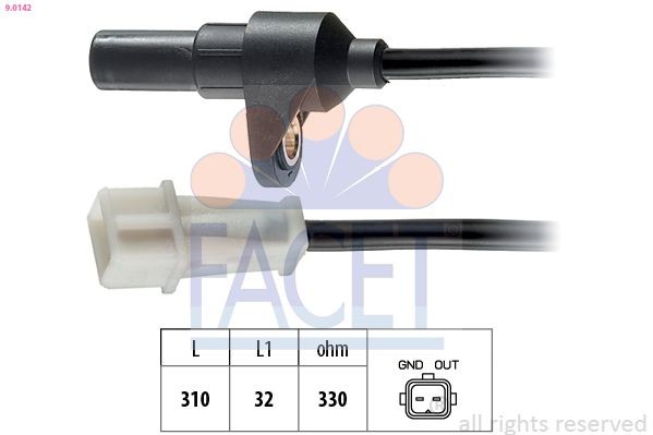 FACET Krukassensor 9.0142 Volvo XC 90 Krukas-sensor FACET 9.0142