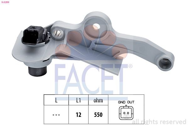 FACET Generatore di impulsi, Albero a gomiti 9.0299 9.0299 costo Sensore giri motore PEUGEOT 807 FACET