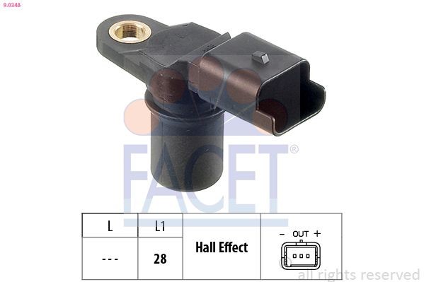 FACET Nockenwellensensor 9.0348 9.0348 FACET MINI Nockenwellensensor