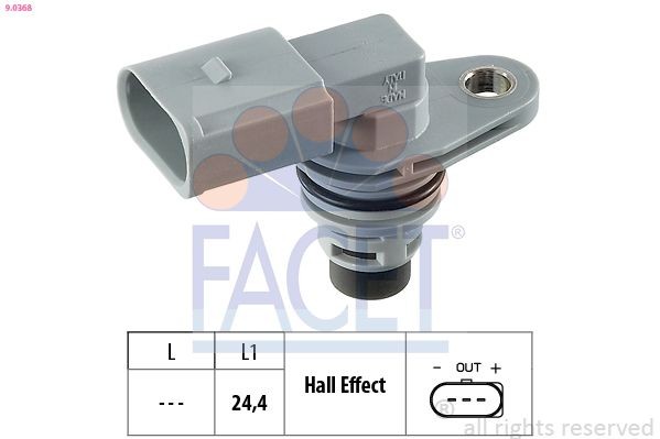 FACET Nockenwellensensor 9.0368 9.0368 Nockenwellensensor FACET VW T-ROC
