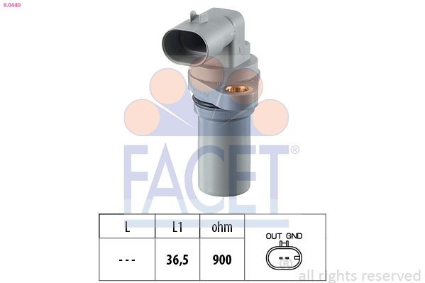 FACET Capteur PMH 9.0440 FACET 9.0440 Capteur de vilebrequin Alfa Romeo GT 937 d'origine prix