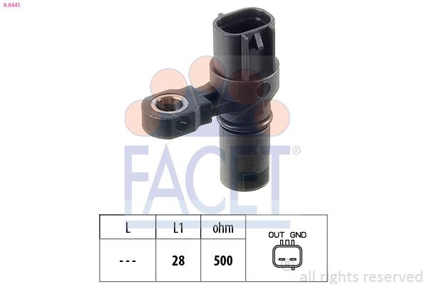 FACET Drehzahlsensor, Automatikgetriebe 9.0441 9.0441 Geschwindigkeitssensor VOLVO V60 FACET kaufen