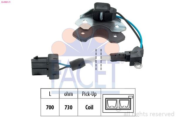 FACET Drehzahlsensor, Automatikgetriebe 9.0470 9.0470 Geschwindigkeitssensor HYUNDAI TUCSON FACET kaufen