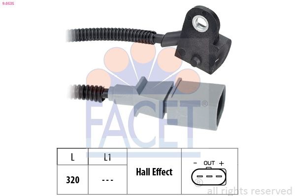 FACET Camshaft position sensor 9.0535 9.0535 FACET cmp sensor for PEUGEOT