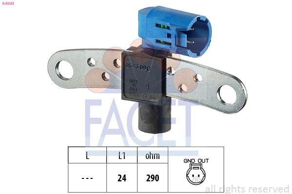 FACET Krukassensor 9.0543 Krukas-sensor FACET PATROL 9.0543 goedkoop