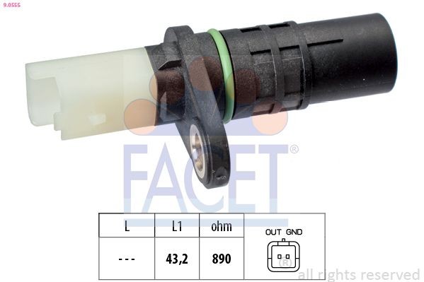 FACET Krukassensor 9.0555 FACET 9.0555 originele BDP-sensor RENAULT ALASKAN prijs