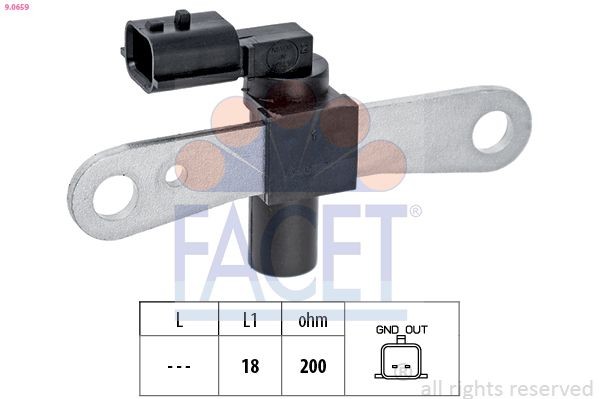 FACET Impulsgiver, veivaksel 9.0659 9.0659 Veivakselsensor LADA VESTA FACET