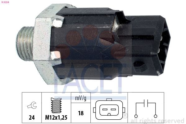 FACET Knock Sensor 9.3224 FACET 9.3224 Kia CERATO knock sensor price