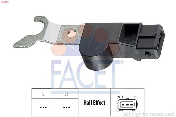 FACET Lülitusseade, Süütesüsteem 9.4003 9.4003 Kommutaator FACET RENAULT Symbol