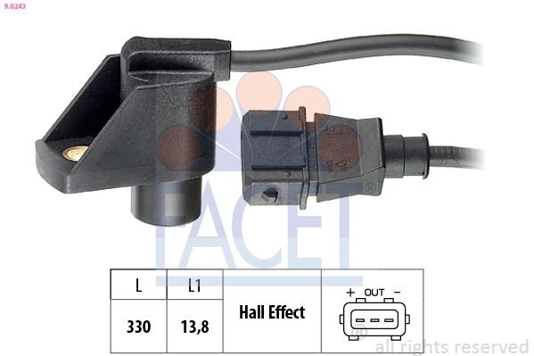 FACET Lülitusseade, Süütesüsteem 9.4006 Kommutaator FACET Alfa Romeo 33 9.4006