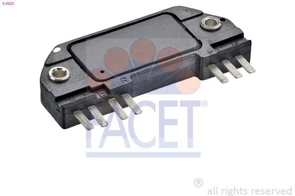 FACET Koplingsapparat, tenningsapparat 9.4025 FACET Tenningsmodul LANCIA 9.4025