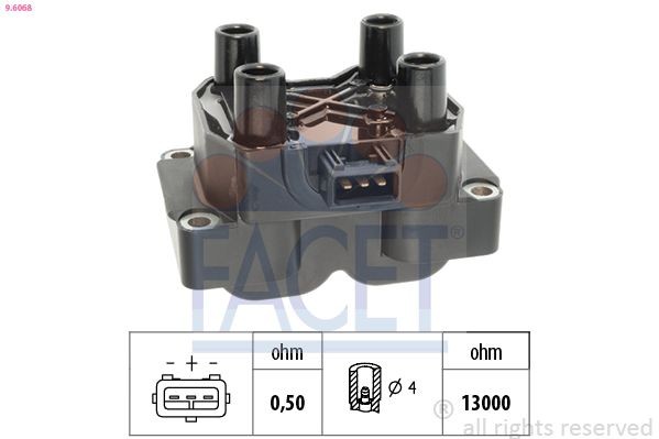 FACET Bobine 9.6068 Honda ACCORD Bobines FACET 9.6068