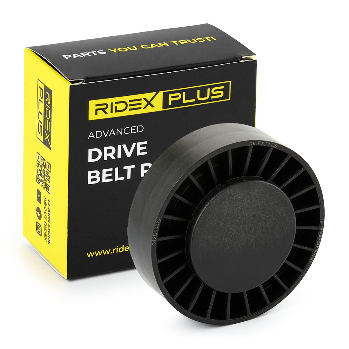 RIDEX PLUS Deflection / Guide Pulley, v-ribbed belt 312D0007P 312D0007P RIDEX PLUS deflection pulley for PEUGEOT