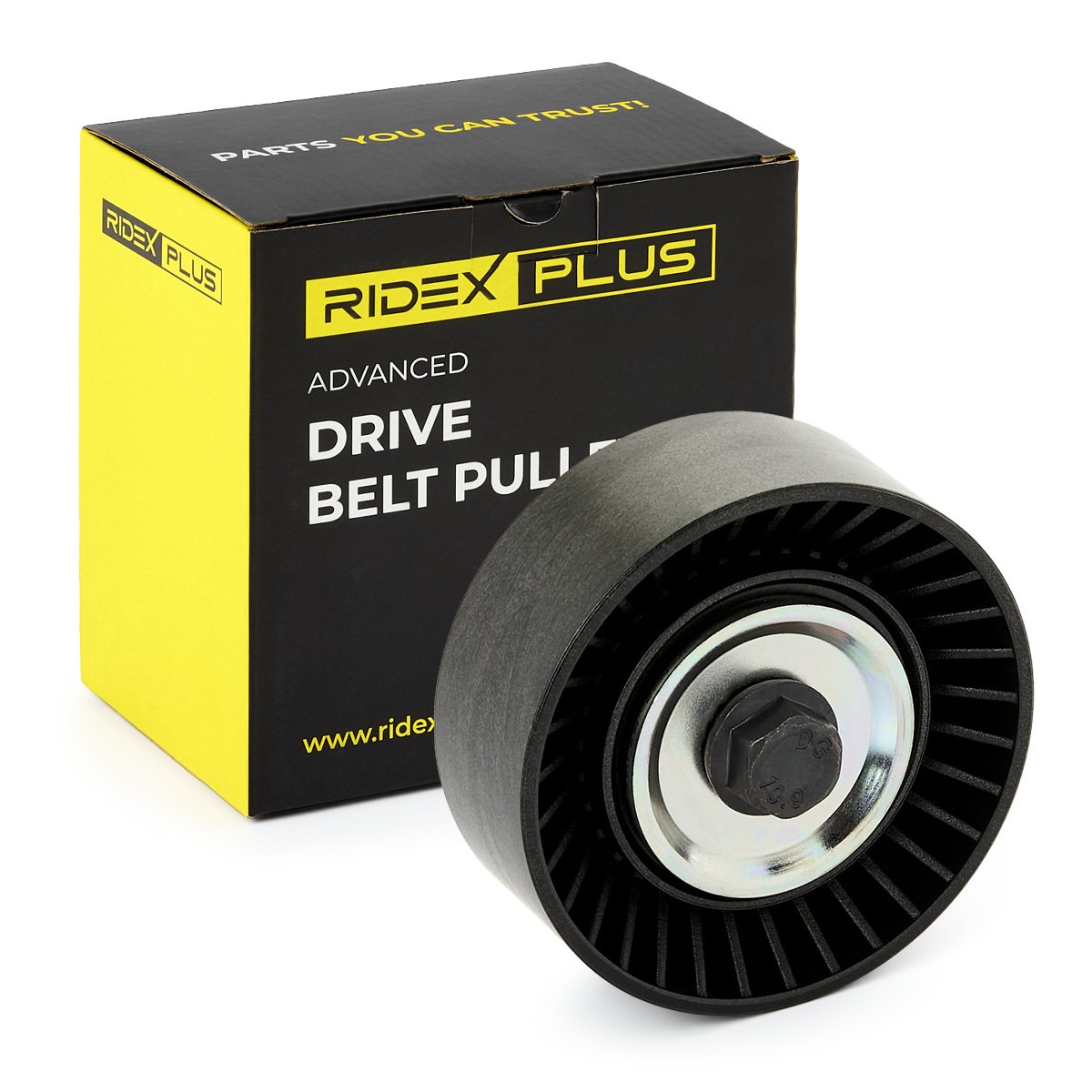 RIDEX PLUS Galet enrouleur de courroie d'accessoire 312D0016P Poulie renvoi transmission courroie trapézoïdale à nervures TOYOTA RIDEX PLUS 312D0016P