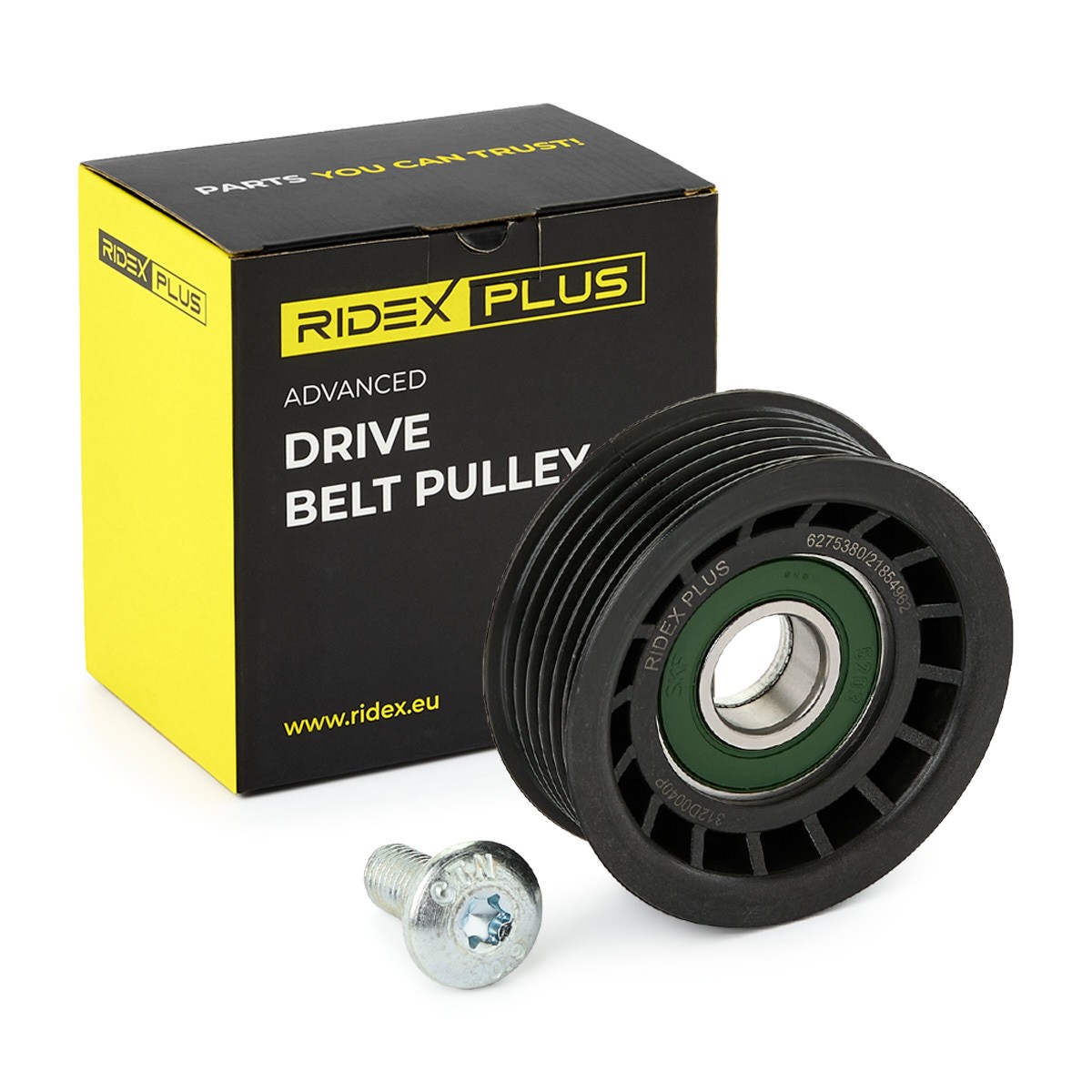 RIDEX PLUS Geleiderol / omdraairol v-snaren 312D0040P Geleiderol PEUGEOT RIDEX PLUS 312D0040P