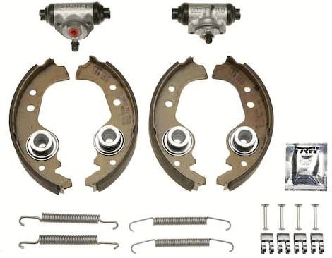 TRW Brake Set, drum brakes BK1401 TRW BK1401 Brake Set, drum brakes SEAT Malaga (023A) 1.2 64 hp 1984