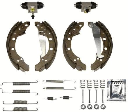 TRW Sada brzdových čeľustí BK1505 BK1505 Brzdové čeluste TRW VOLKSWAGEN POLO