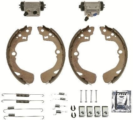 TRW Bremsesett, trommebremse BK1967 TRW BK1967 Bremsesett, trommebremse LAND ROVER Freelander I SUV (L314) 2.5 V6 4x4 177 hk 2001