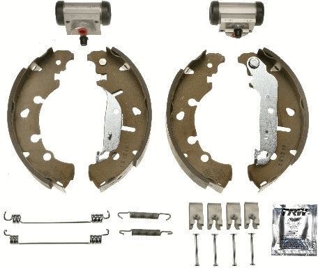 TRW Bremsensatz, Trommelbremse BK2633 Trommelbremsen-Set TRW Mercedes-Benz GLC Brake Kit BK2633