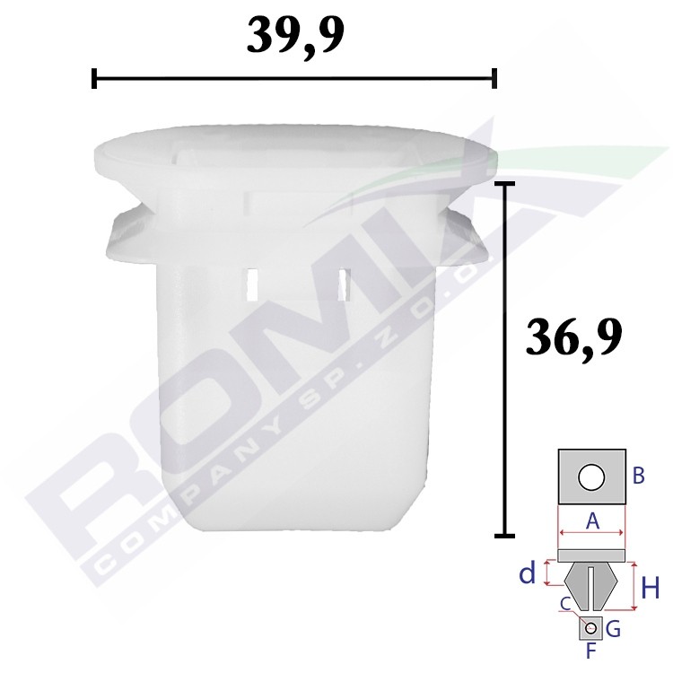 Κλιπ, διακοσμητική / προστατευτική λωρίδα ROMIX C70781 ROMIX C70781: Προστατευτικα πορτασ αυτοκινητου Toyota CAMRY 2025