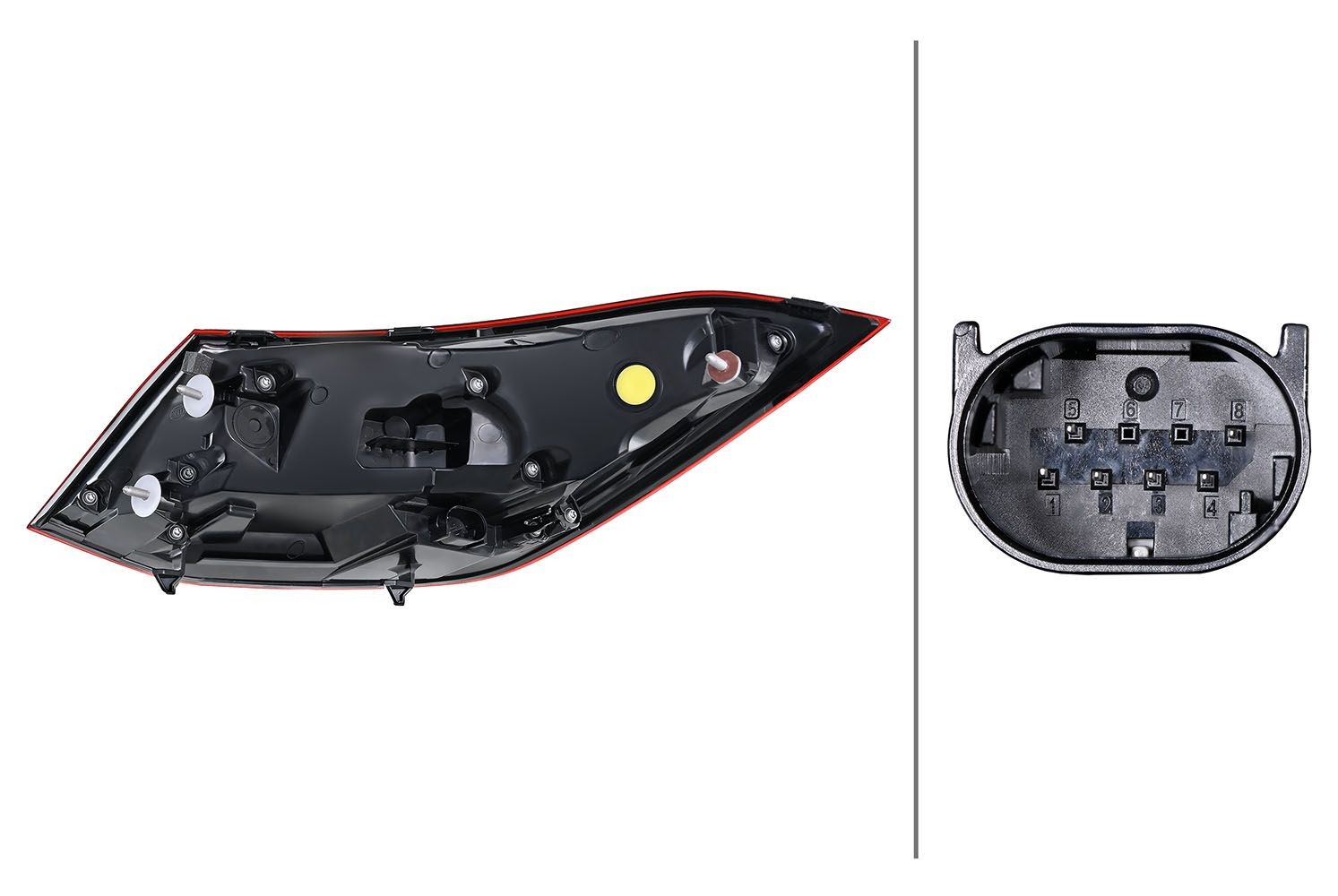 HELLA Πίσω φως 2SK 013 102-081 HELLA 2SK 013 102-081 Πίσω φώτα Mercedes C257 σε χαμηλές τιμές