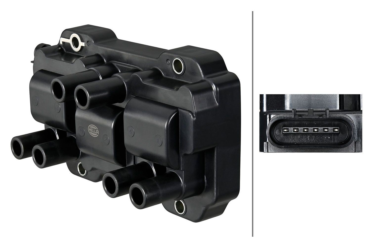 HELLA Tændspole 5DA 358 102-331 HELLA 5DA358102-331 Sierra 3500HD III Standard Cab Pickup Tændspoleenhed pris