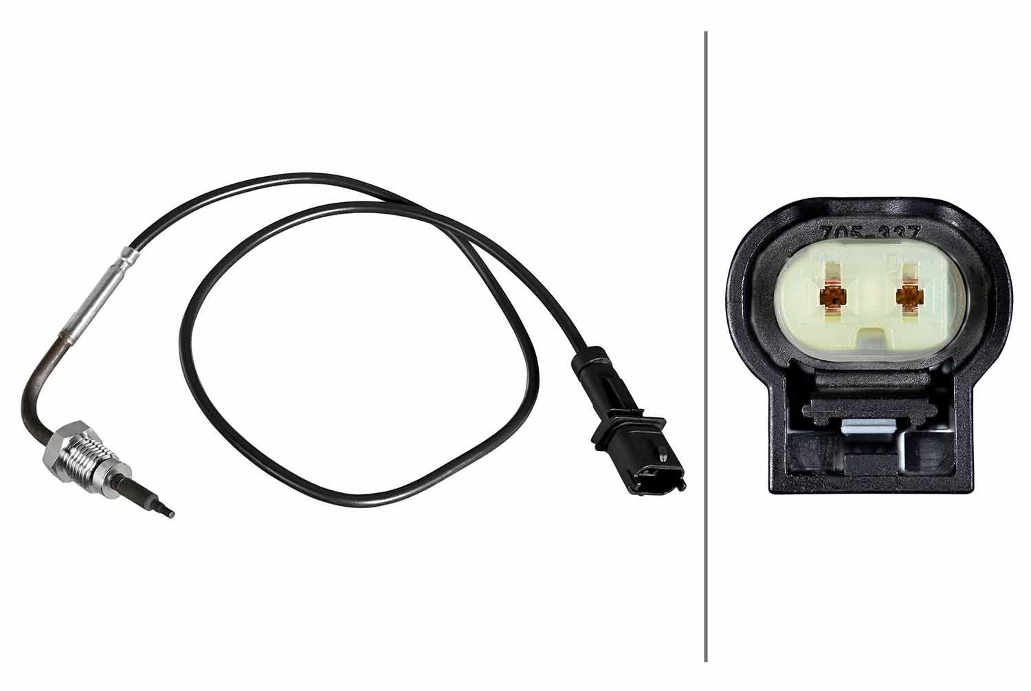 HELLA Avgastempgivare 6PT 010 376-661 6PT 010 376-661 HELLA avgas temperaturgivare FIAT DOBLO