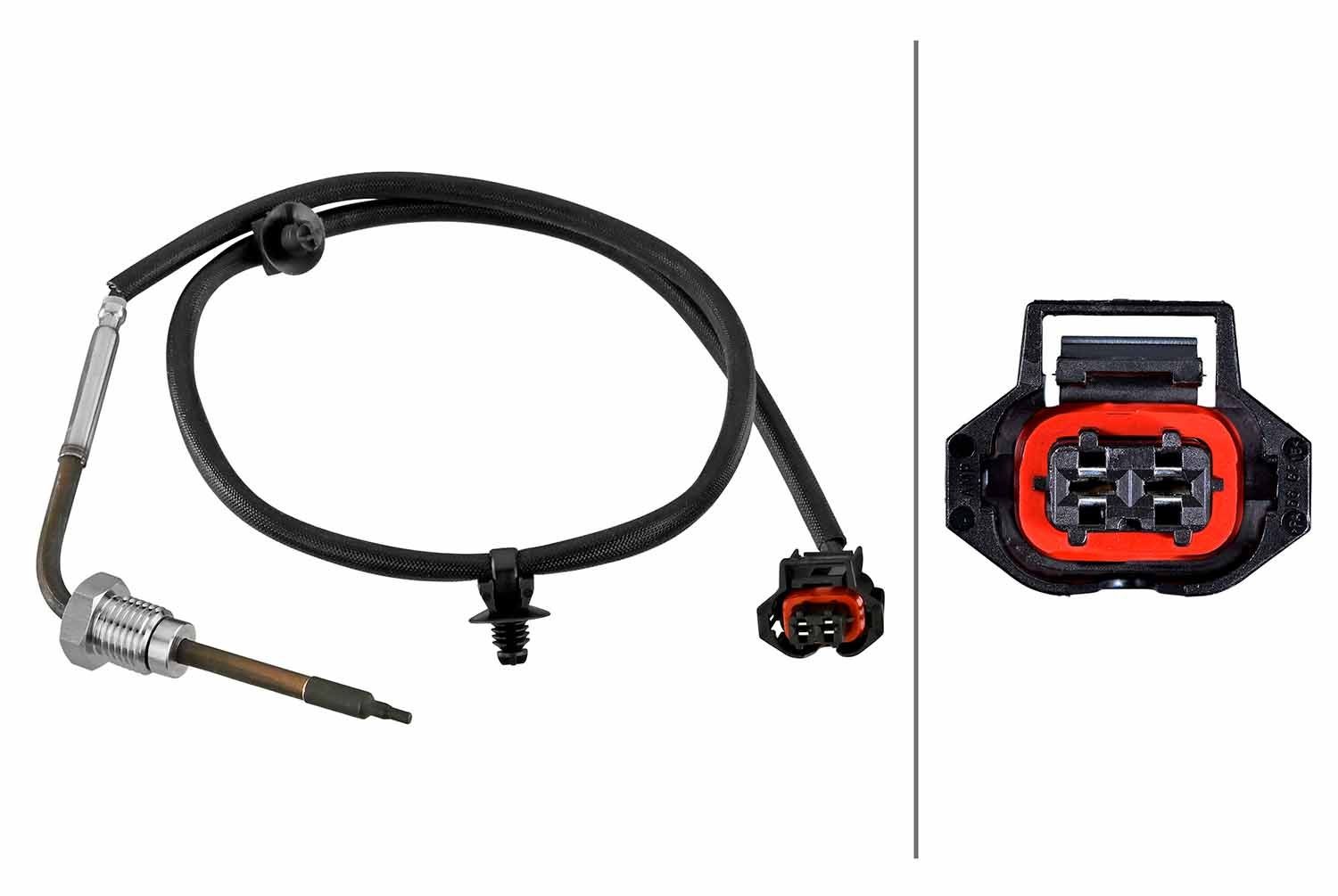 HELLA Palpeur, température des gaz 6PT 010 376-701 6PT 010 376-701 HELLA Capteur de température des gaz d'échappement Opel pas cher