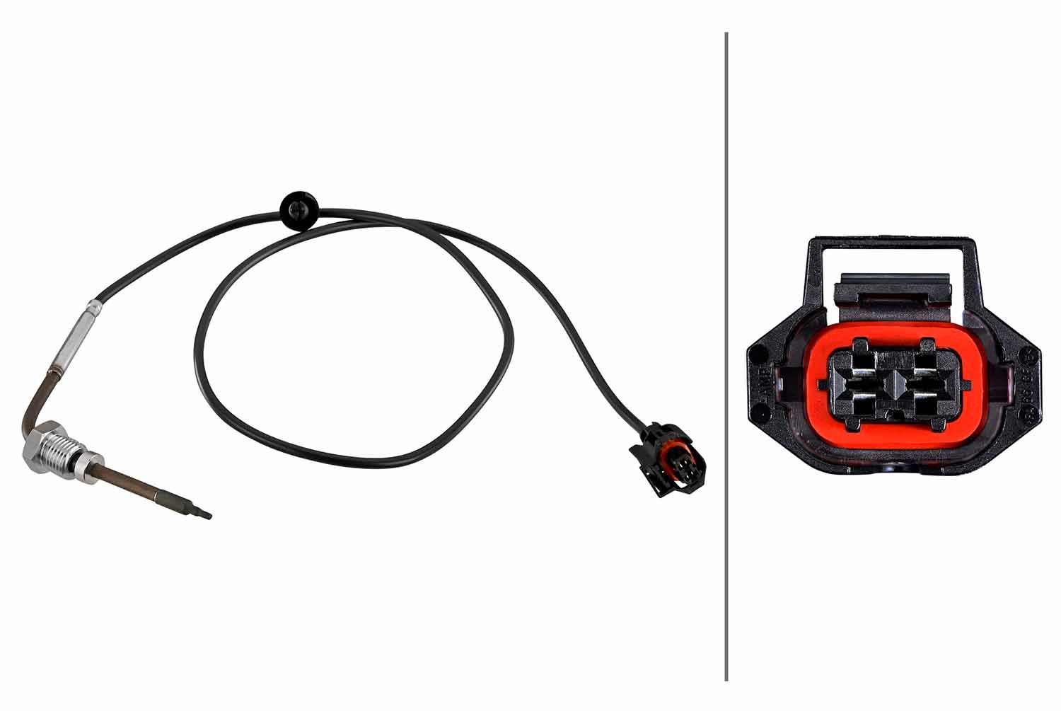 HELLA Devējs, Izplūdes gāzu temperatūra 6PT 010 376-751 Temperatūras sensors HELLA Chevrolet ASTRO 6PT 010 376-751